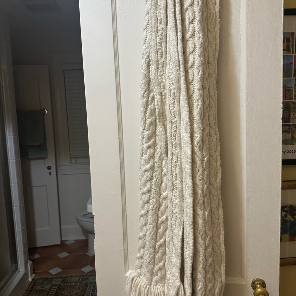 Anthropologie has Cable Knit Scarf